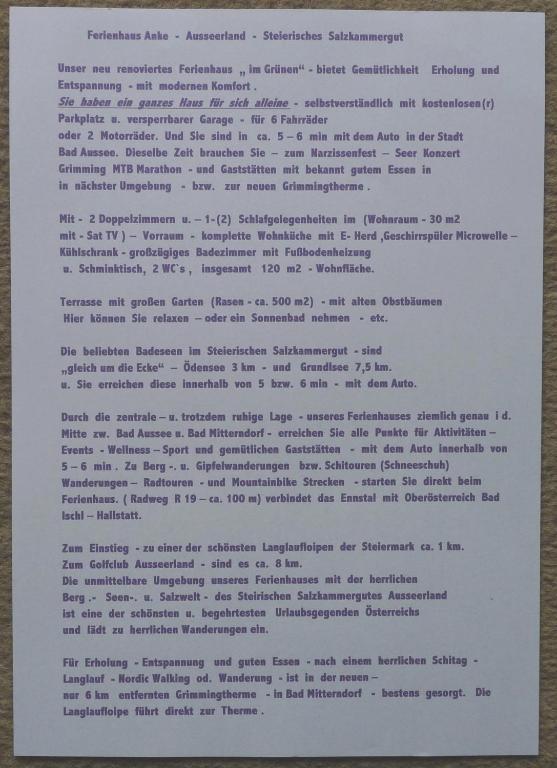 Ferienhaus Anke - Ausseerland Salzkammergut Pichl bei Aussee ภายนอก รูปภาพ